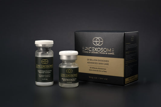 EPICEXOSOME 20 Billion Bovine Milk Exosomes – Dual Exosome Technology Skin Rejuvenation Set