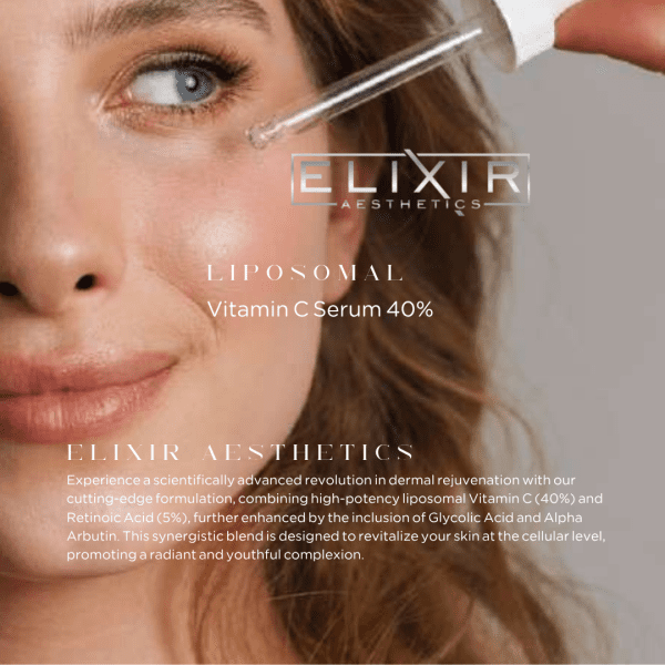 Professional Strength Liposomal Vitamin C 40% Serum in 5% Retinoic Acid